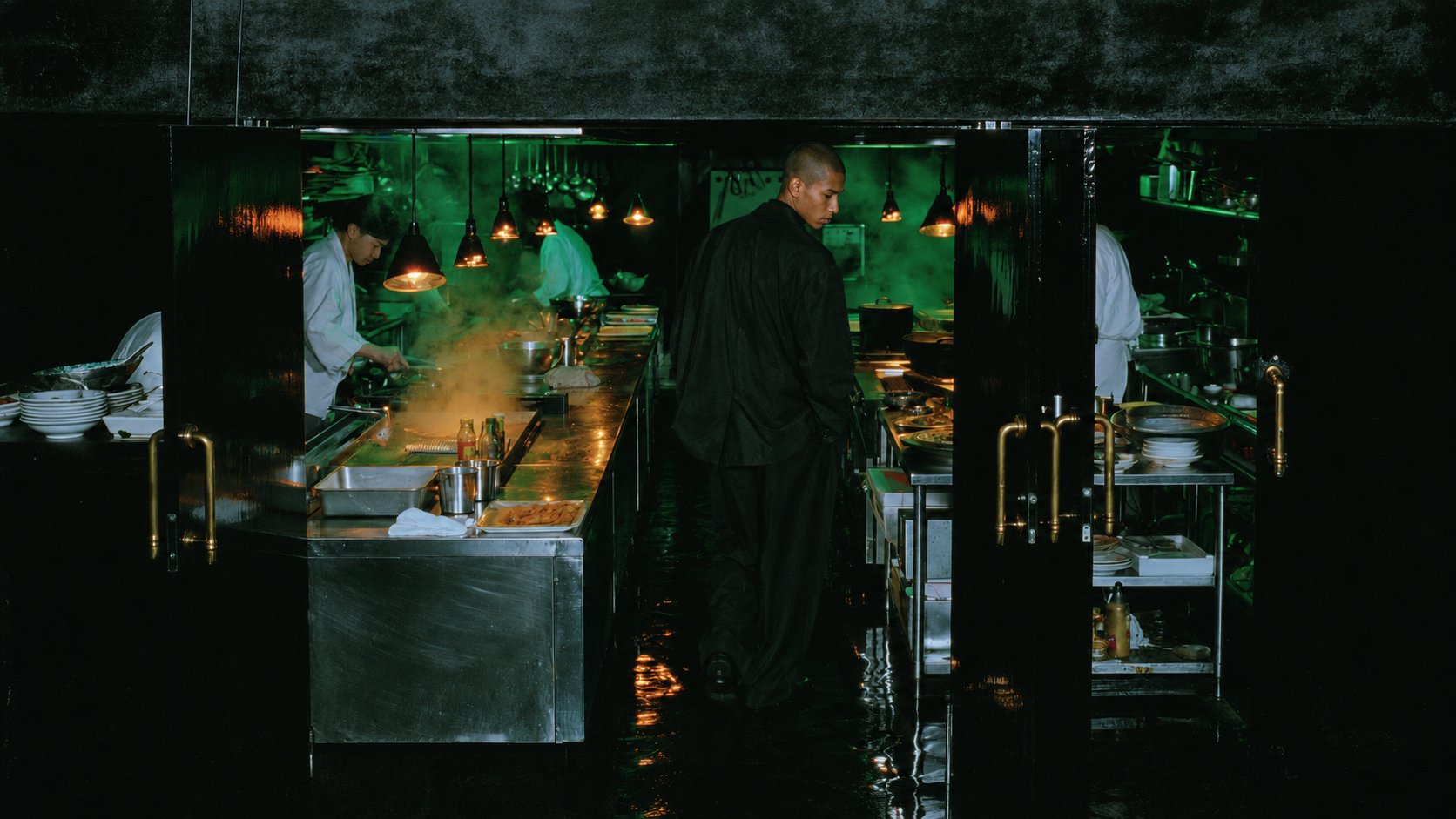 The kitchen composition after targeted character replacement in GPT Image.
